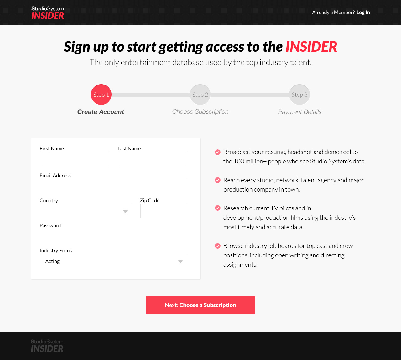 Signup - User Info
